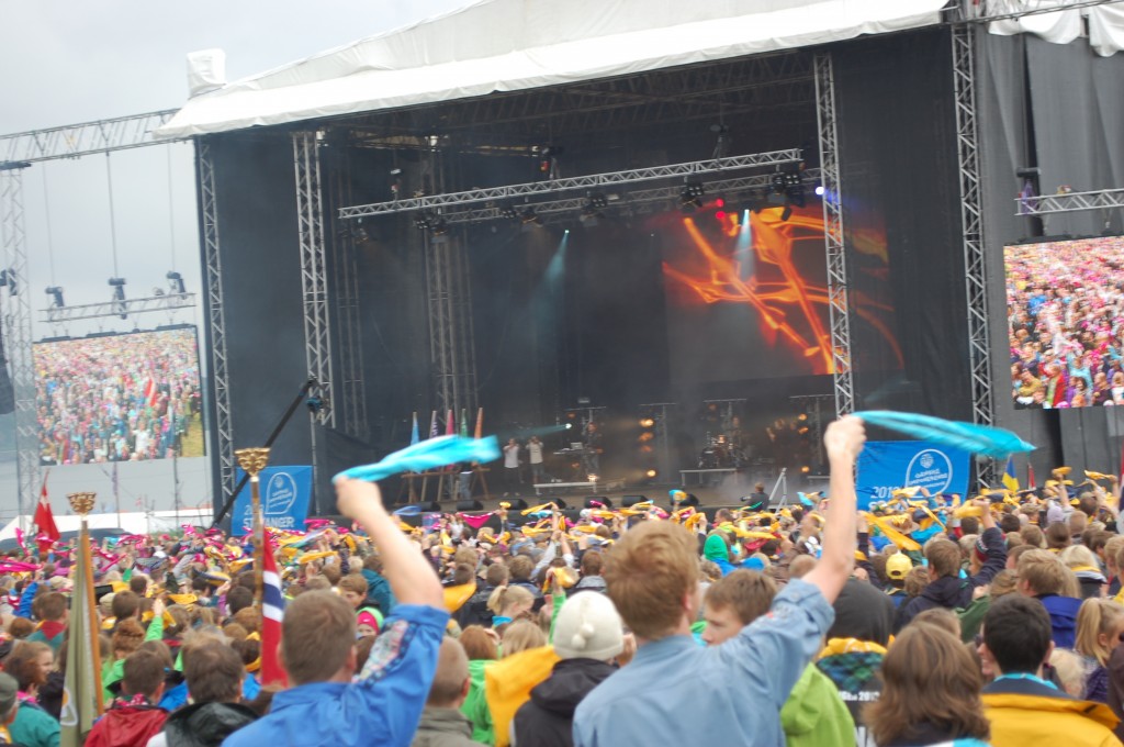 Stavanger 2013: Scoutsown som rockekonsert.